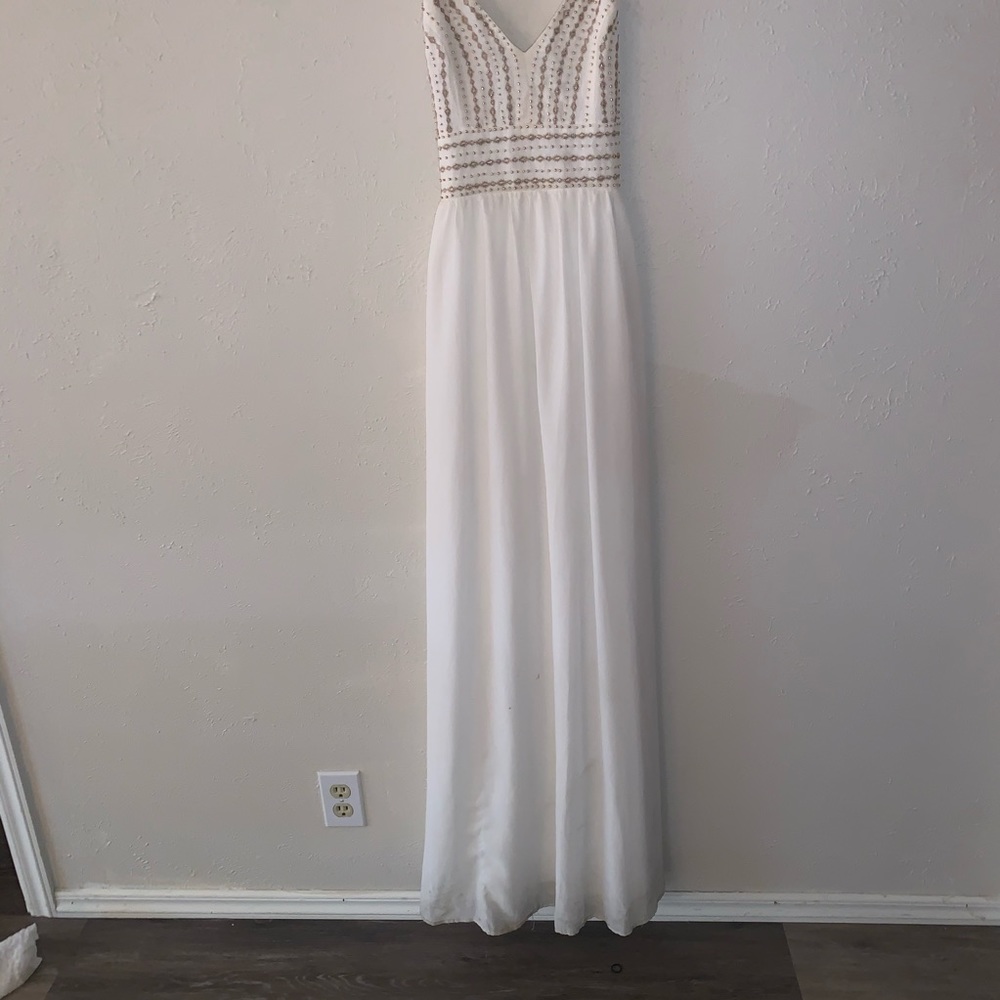 Lulus white prom dress